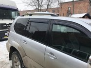 Toyota Land Cruiser Prado 120 2002-2009 Dachreling Schwarz Türkisch Kunststoff-Fuesse Foto 10