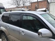 Toyota Land Cruiser Prado 120 2002-2009 Dachreling Schwarz Türkisch Kunststoff-Fuesse Foto 8