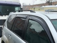 Toyota Land Cruiser Prado 120 2002-2009 Dachreling Schwarz Türkisch Kunststoff-Fuesse Foto 7