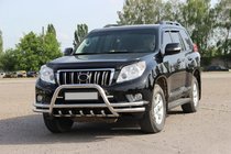 Toyota Land Cruiser Prado 150 2009-2023 Frontbügel WT003-2-Plus (Edelstahl) Foto 2