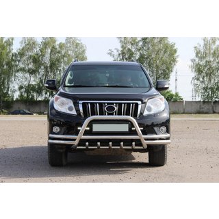 Frontbügel WT003-2-Plus (Edelstahl) Toyota Land Cruiser Prado 150 2009-2023 Foto 3