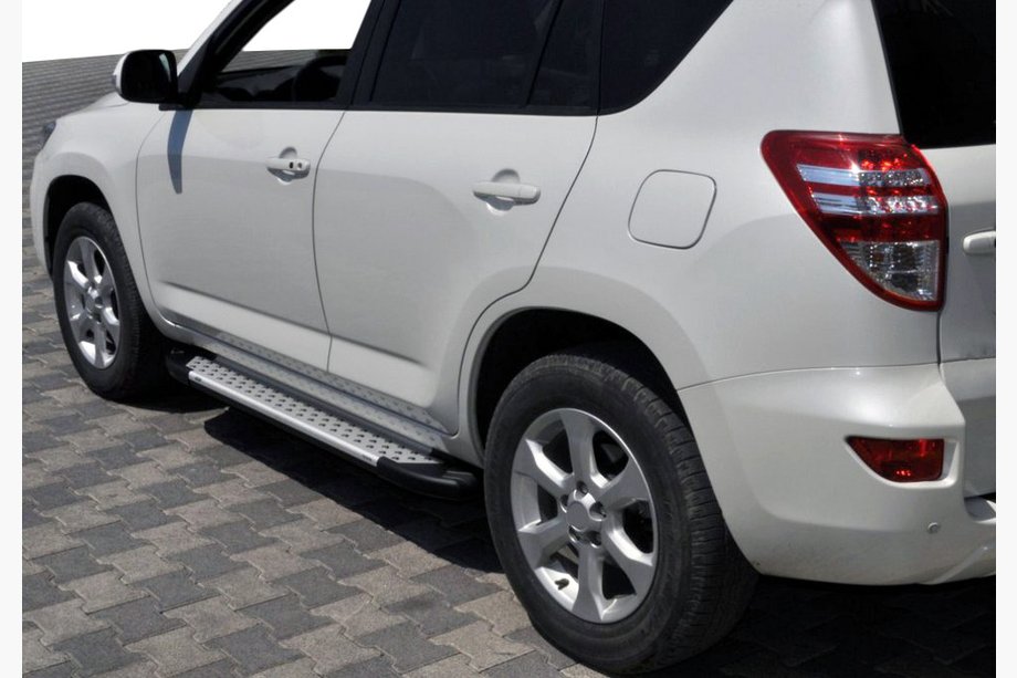Toyota Rav 4 2006-2013 Trittbretter Allmond Grey (2 Stk., Alu) Image