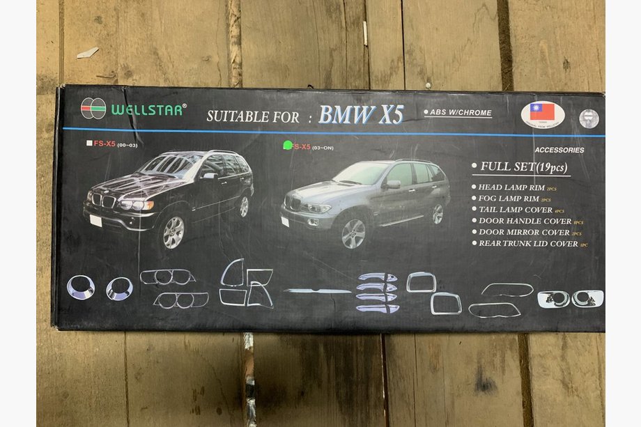 BMW X5 E53 1999–2006 ANGEBOT! Satz Chrom Abdeckungen (2003-2006) Image