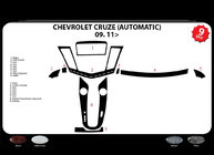 Chevrolet Cruze 2009–2015 Armaturenbrett Abdeckung (Automatik) Titan Foto 3