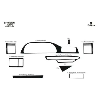 Armaturenbrett Abdeckungen (Meric) Fiat Scudo 1996-2007 Foto 3