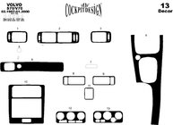 Volvo V70 1997-2000 Armaturenbrett Abdeckungen Aluminium Foto 5