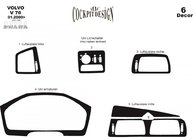 Volvo V70 2000-2007 Armaturenbrett Abdeckungen (2000-2005) Aluminium Foto 2