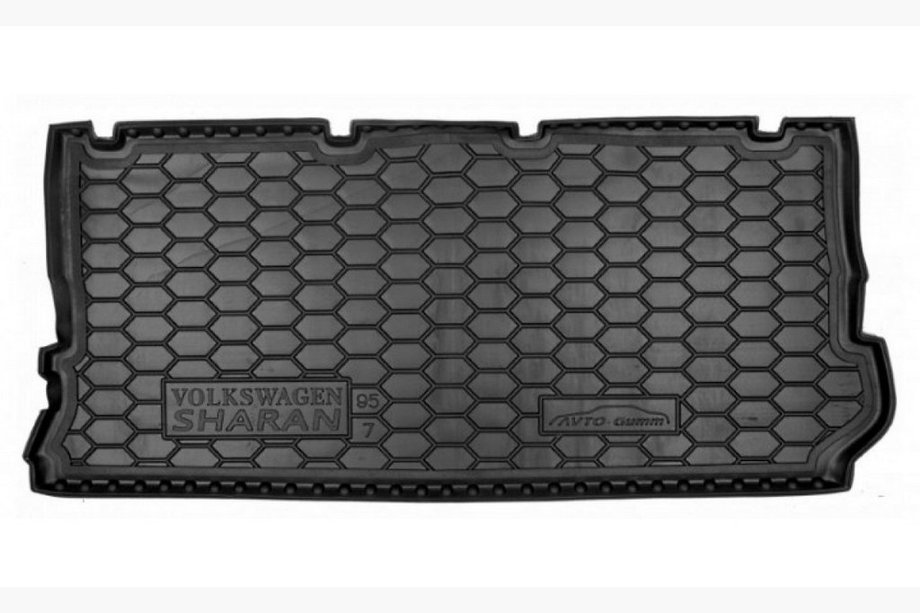 Volkswagen Sharan 1995-2010 Kofferraumwanne 7-Sitzer (Autogumm, Gummi) Image