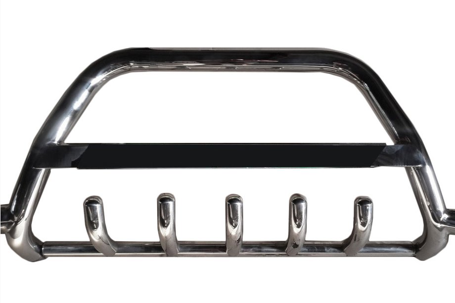 Volkswagen T5 Multivan 2003–2010 Frontbügel WT004 LED (Edelstahl) Image