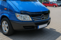 Mercedes Sprinter W901/902/903/904/905 1995–2006 Chrom Zierleisten für Kühlergrillrahmen (2002-2006, 5-teilig, Edelstahl) Carmos - Türkischer Edelstahl Foto 1