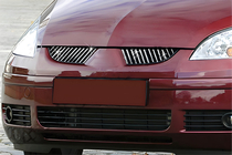 Mitsubishi Colt 2004-2012 Chrom Kühlergrill Abdeckungen (24 Stk, Edelstahl) Foto 1