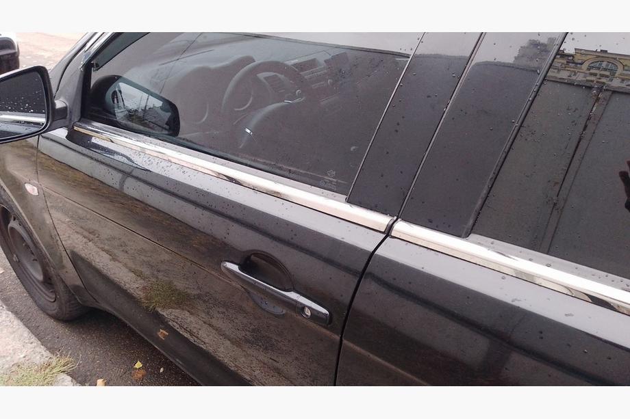 Mitsubishi Lancer X 2008- Fensterzierleisten außen Edelstahl (4 Stk.) OmsaLine - Italienischer Edelstahl Image