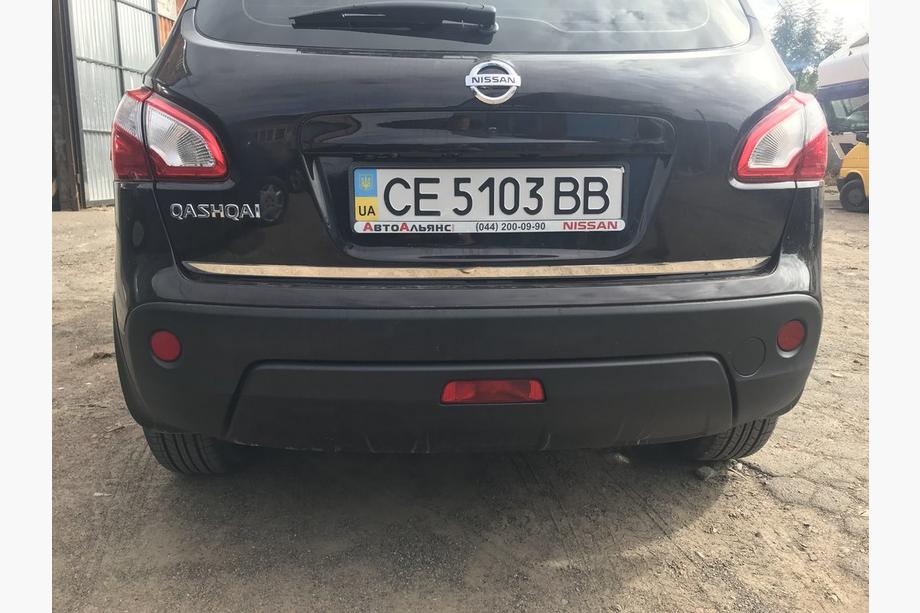 Nissan Qashqai 2007-2010 Kofferraumladekantenschutz Edelstahl OmsaLine - Italienischer Edelstahl Foto 3