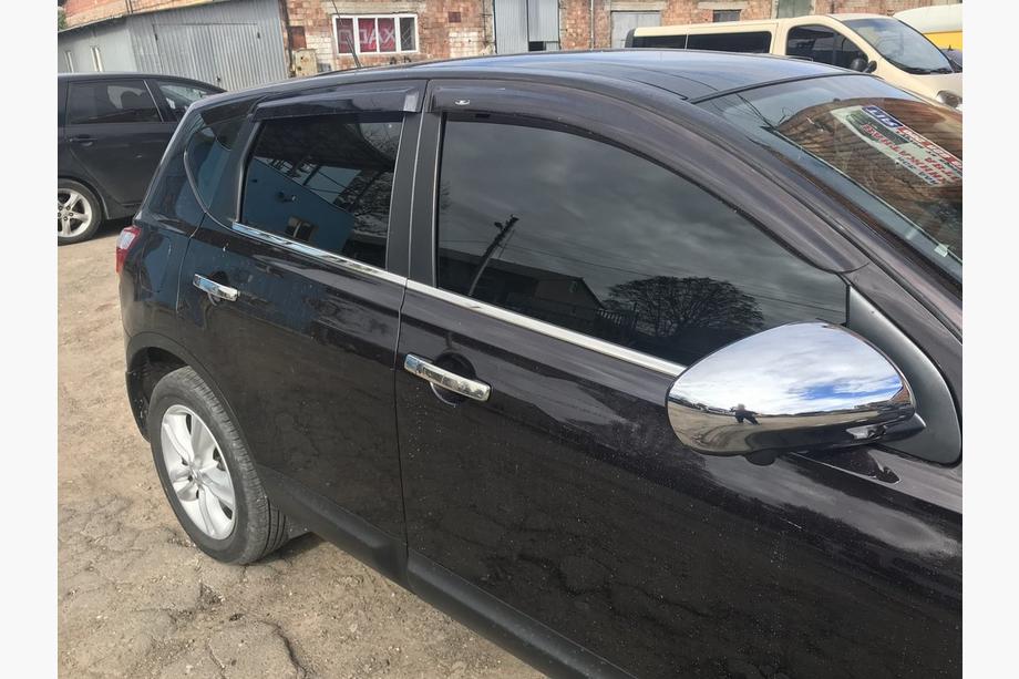 Nissan Qashqai 2007-2010 Fensterrahmen Zierleisten Edelstahl Aussen (4 Stk) 2+ Langversion, OmsaLine - Italienischer Edelstahl Foto 5