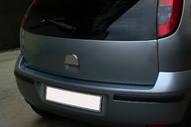Opel Corsa C 2000-2006 Chrom Heckklappengriff Abdeckung (Edelstahl) Carmos - Türkischer Edelstahl Foto 1