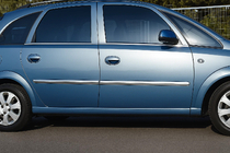 Opel Meriva 2002-2010 Fensterzierleisten außen Edelstahl (4 Stk) Foto 2