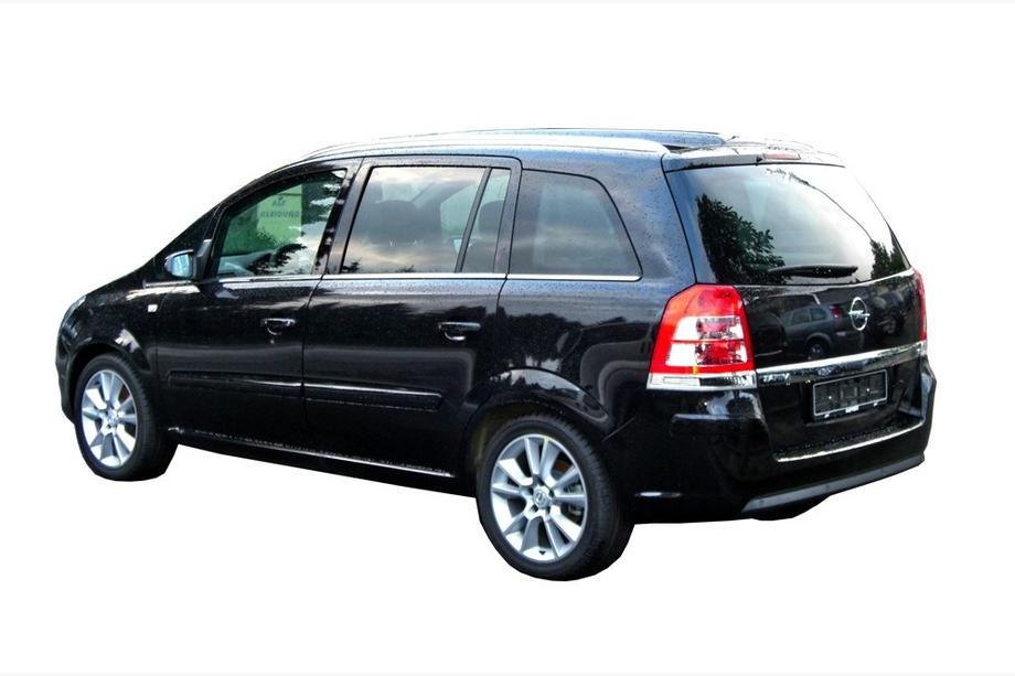 Opel Zafira B 2005–2011 Fensterrahmen Chromleisten außen (8-tlg., Edelstahl) OmsaLine - Italienischer Edelstahl Image