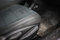 Chrysler 200 II 2014-2017 Autositzbezüge Kunstleder+Stoff+Alcantara Antara A001 (kompletter Innenraum) Foto 10