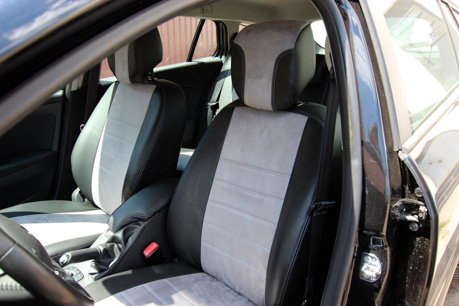 Renault Megane III 2009-2016 Autositzbezüge Kunstleder+Stoff+Alcantara Antara A0010 (Komplettset) Foto 2