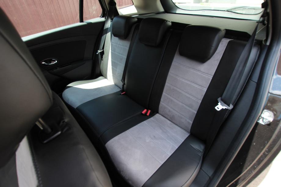 Renault Megane III 2009-2016 Autositzbezüge Kunstleder+Stoff+Alcantara Antara A0010 (Komplettset) Foto 4