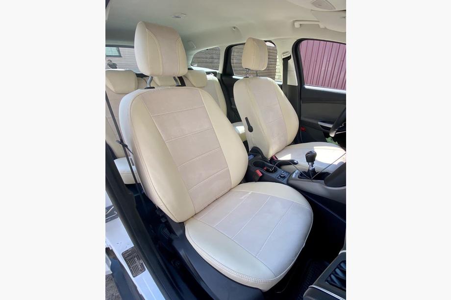 Ford Focus III 2011-2017 Autositzbezüge Kunstleder+Stoff+Alcantara Antara A099 (Komplettset) Foto 1