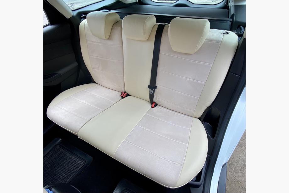 Ford Focus III 2011-2017 Autositzbezüge Kunstleder+Stoff+Alcantara Antara A099 (Komplettset) Foto 8