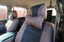 Toyota Land Cruiser Prado 120 2002-2009 Autositzbezüge Kunstleder+Stoff+Alcantara Antara A088 (kompletter Innenraum) Foto 5