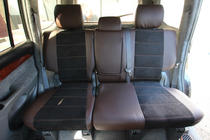 Toyota Land Cruiser Prado 120 2002-2009 Autositzbezüge Kunstleder+Stoff+Alcantara Antara A088 (kompletter Innenraum) Foto 6