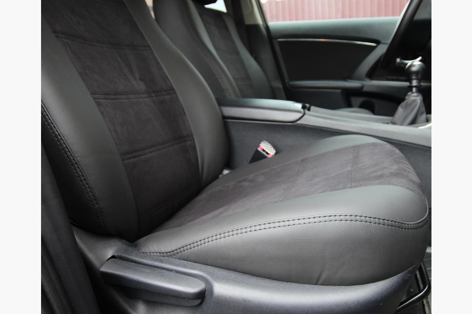 Toyota Avensis 2009-2018 Autositzbezüge Kunstleder+Stoff+Alcantara Antara A001 (kompletter Innenraum) Foto 2