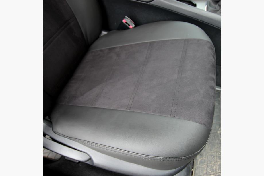 Toyota Avensis 2009-2018 Autositzbezüge Kunstleder+Stoff+Alcantara Antara A001 (kompletter Innenraum) Foto 3
