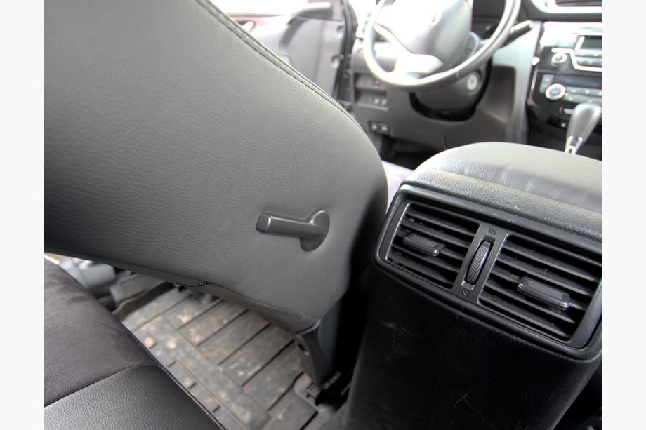 Nissan Qashqai 2014-2021 Autositzbezüge Kunstleder+Stoff+Alcantara Antara A001 (kompletter Innenraum) Foto 18