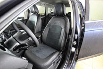 Audi A4 B8 2007-2015 Autositzbezüge Kunstleder+Stoff+Alcantara Antara A001 (kompletter Innenraum) Foto 7