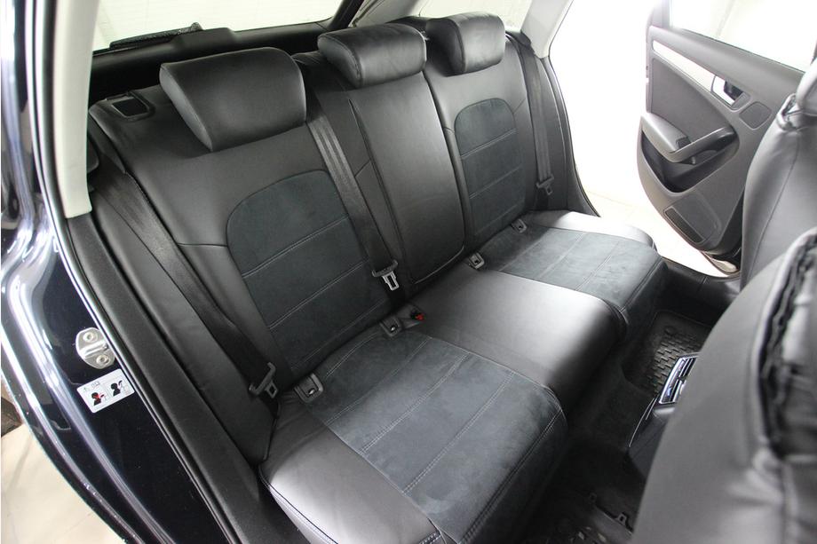Audi A4 B8 2007-2015 Autositzbezüge Kunstleder+Stoff+Alcantara Antara A001 (kompletter Innenraum) Image