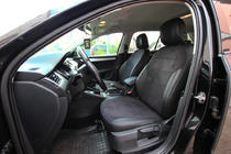 Skoda Octavia III A7 2013-2019 Autositzbezüge Kunstleder+Stoff+Alcantara Antara A001 (kompletter Innenraum) Foto 5