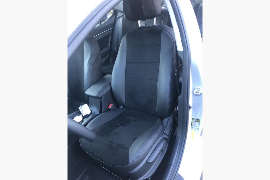 Hyundai Elantra (AD) 2015-2020 Autositzbezüge Kunstleder+Stoff+Alcantara Antara A001 (kompletter Innenraum) Image
