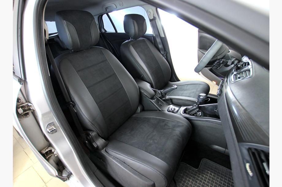 Renault Megane III 2009-2016 Autositzbezüge Kunstleder+Stoff+Alcantara Antara A001 (kompletter Innenraum) Foto 1