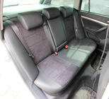Skoda Octavia II A5 2010-2013 Autositzbezüge Kunstleder+Stoff+Alcantara Antara A001 (kompletter Innenraum) Foto 11