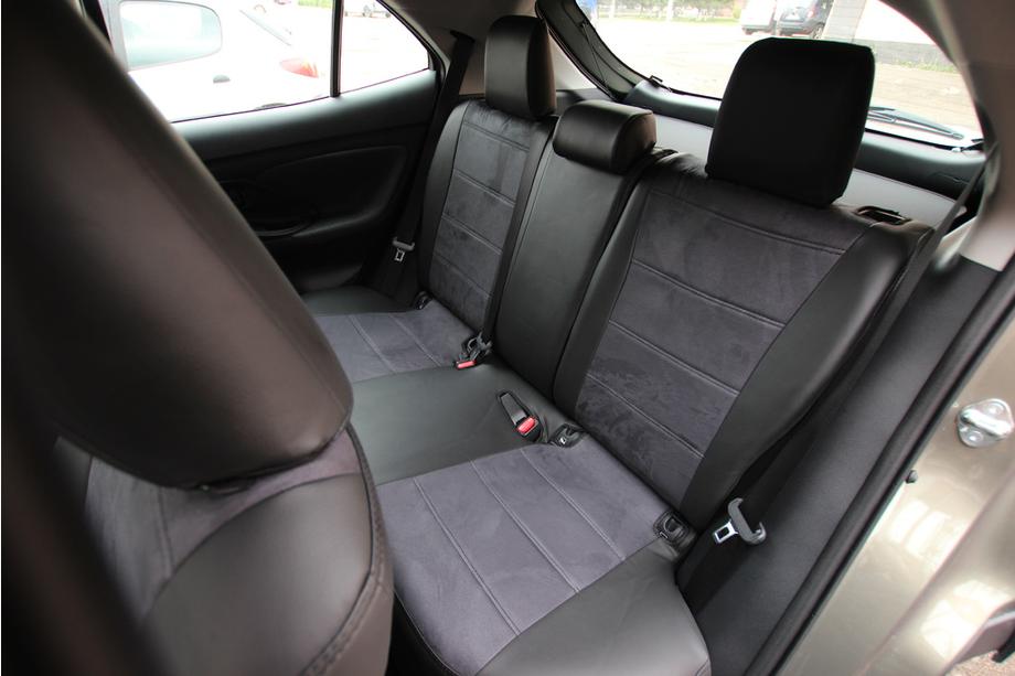 Toyota Yaris/Yaris Cross (XP210) 2020- Autositzbezüge Kunstleder+Stoff+Alcantara Antara A001 (kompletter Innenraum) Foto 5