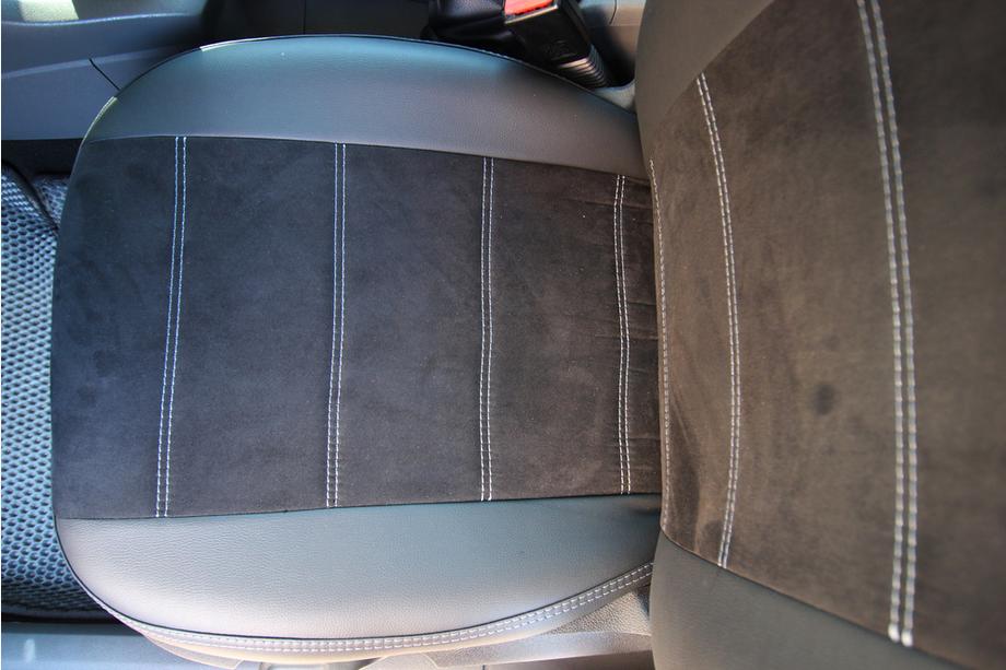 Ford Focus III 2011-2017 Autositzbezüge Kunstleder+Stoff+Alcantara Antara A001g (kompletter Innenraum) Foto 12