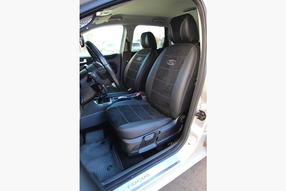 Ford Focus III 2011-2017 Autositzbezüge Kunstleder+Stoff+Alcantara Antara A001g (kompletter Innenraum) Foto 1