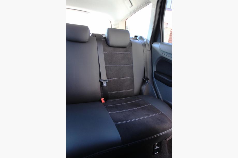 Ford Focus III 2011-2017 Autositzbezüge Kunstleder+Stoff+Alcantara Antara A001g (kompletter Innenraum) Foto 7