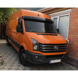 Frontscheibenblende am Rahmen V2 (schwarz glanz, 5mm) Foto 1