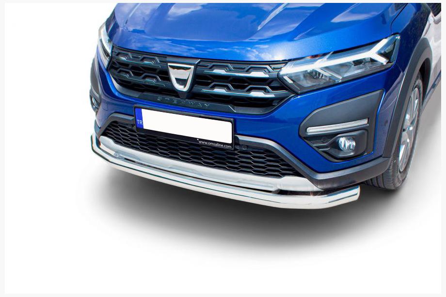 Dacia Sandero 2021- Frontschutzbügel Texas (60mm, Edelstahl) Image