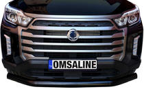 SsangYong Musso II 2018– Frontschutzbügel Texas (76mm, schwarz) Foto 3