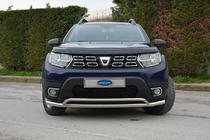 Renault Duster 2018-2024 Frontschutzbügel Vegas (60/42mm, Edelstahl) Foto 1