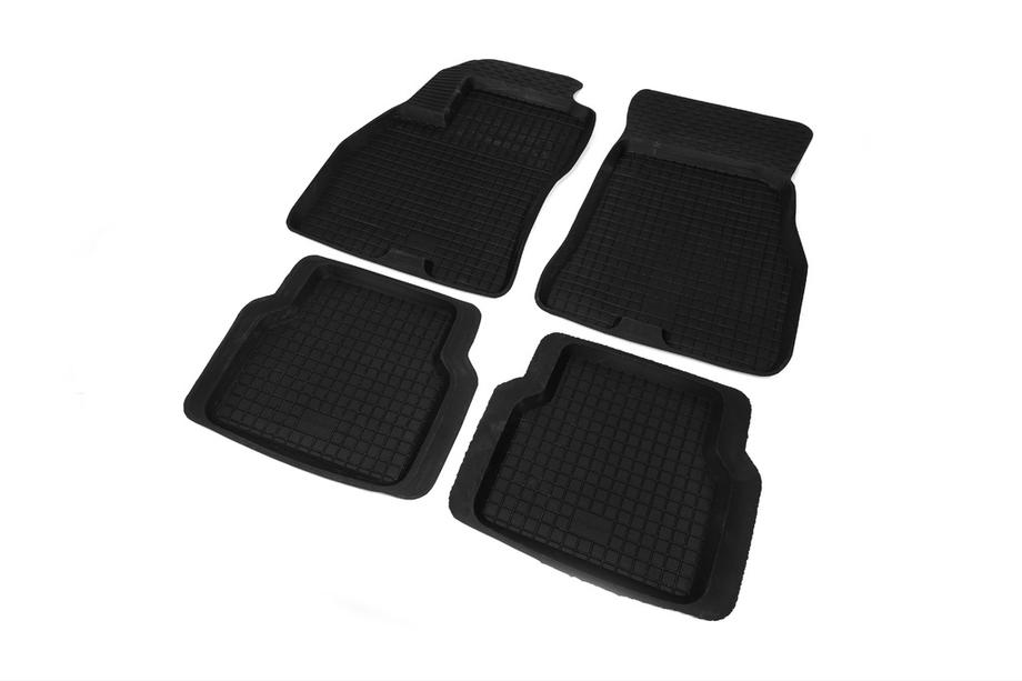Fiat Doblo II 2010-2022 Gummimatten mit Rand (4 Stk, Polytep) Image