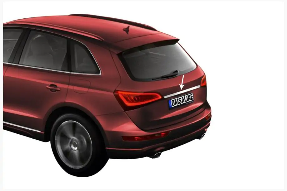 Audi Q5 2017-2025 Chromleiste über dem Kennzeichen (Edelstahl) Image