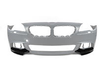 BMW 5 Series F10/F11 2010–2016 Frontspoiler DPT Flap (für M-Performance, Schwarz Glanz) Foto 5