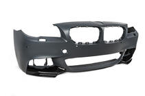 BMW 5 Series F10/F11 2010–2016 Frontspoiler DPT Flap (für M-Performance, Schwarz Glanz) Foto 14