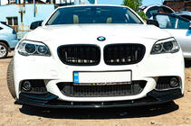 BMW 5 Series F10/F11 2010–2016 Frontlippe OmsaLine (schwarz) Foto 5